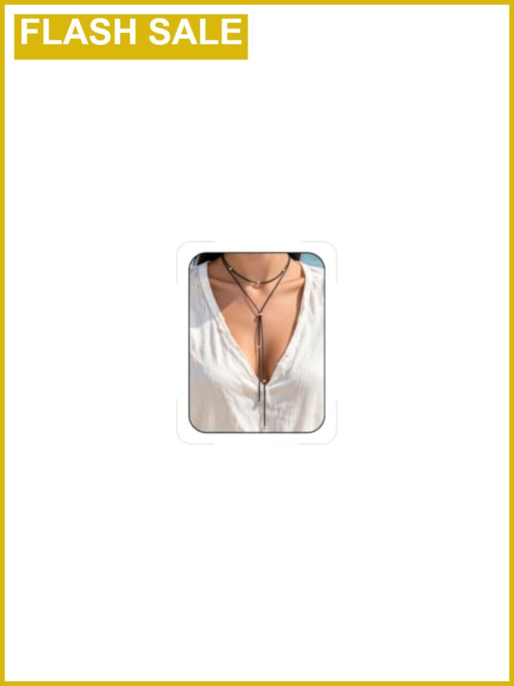Leather Lariat Cord Necklace Y Shape Tie Necklace for Women